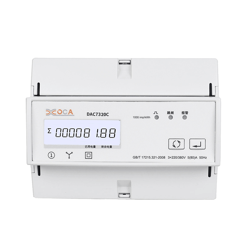 Dac7320c Rail DIN WiFi avec relais compteur d'énergie électrique