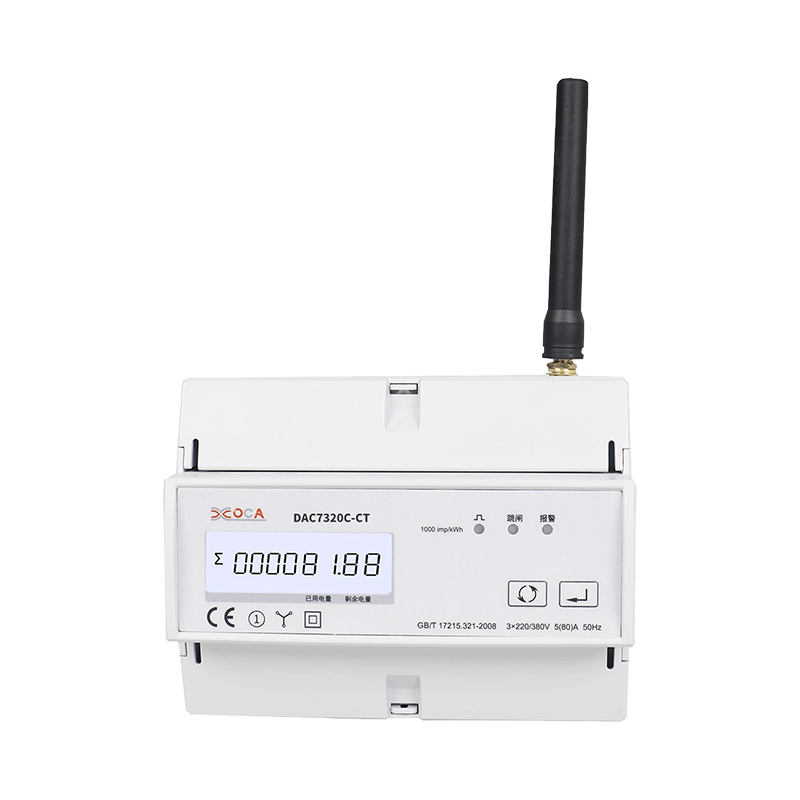 Dac7321c-CT Rail DIN AC WiFi avec transformateur Tuya Compteur d'énergie électronique