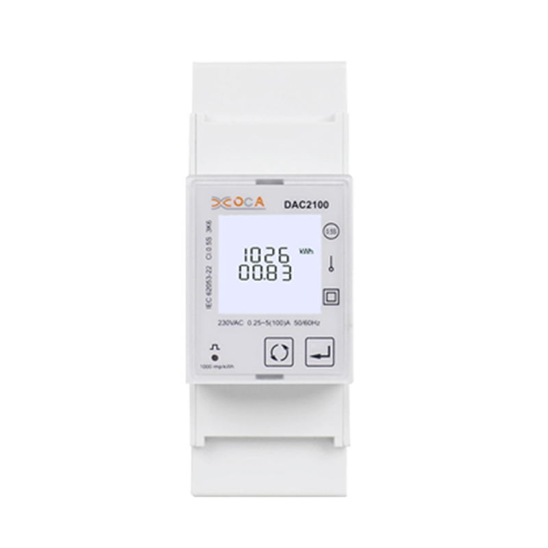 Compteur d'énergie intelligent Modbus monophasé sur rail DIN Dac2100