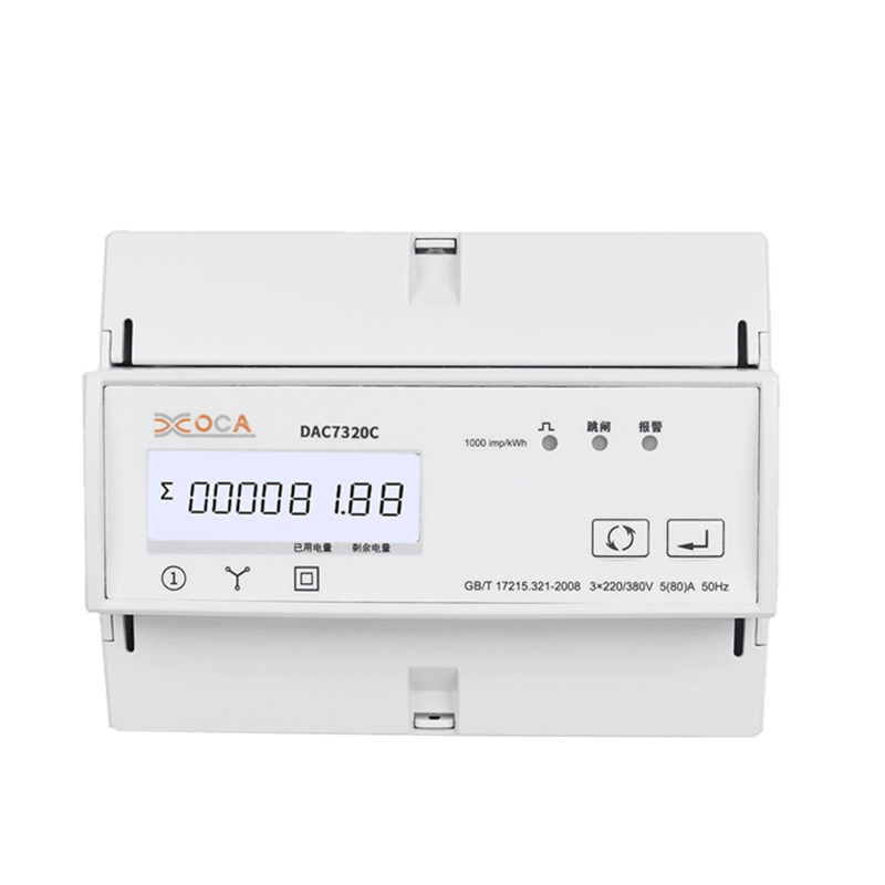 Dac7320C Rail DIN WiFi avec relais compteur de puissance électrique