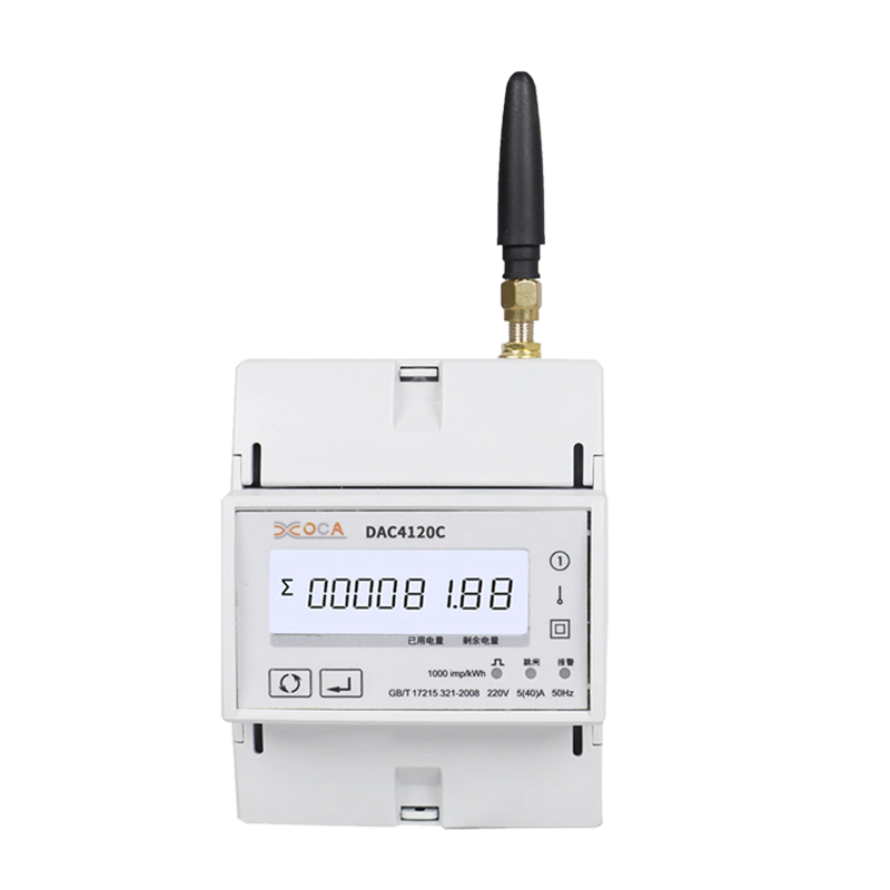 Compteur d'énergie multifonction intelligent Modbus AC monophasé sur rail DIN Dac4120c