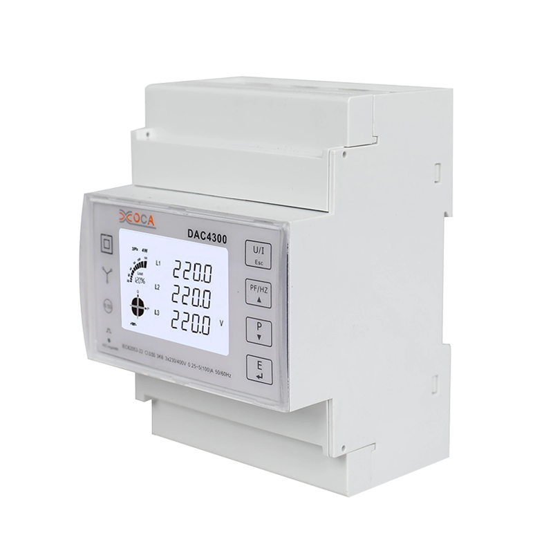 Dac4301 Compteur d'énergie watt-heure prépayé multifonction Modbus intelligent triphasé