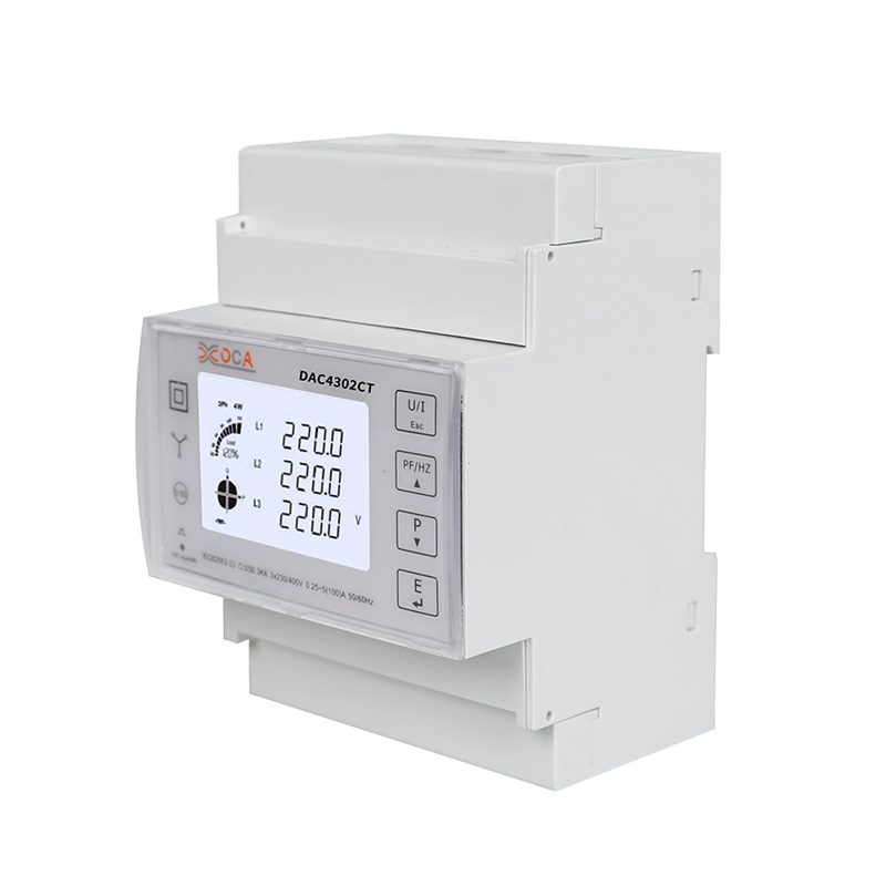 Dac4302CT Compteur d'énergie électrique Modbus payé d'avance triphasé