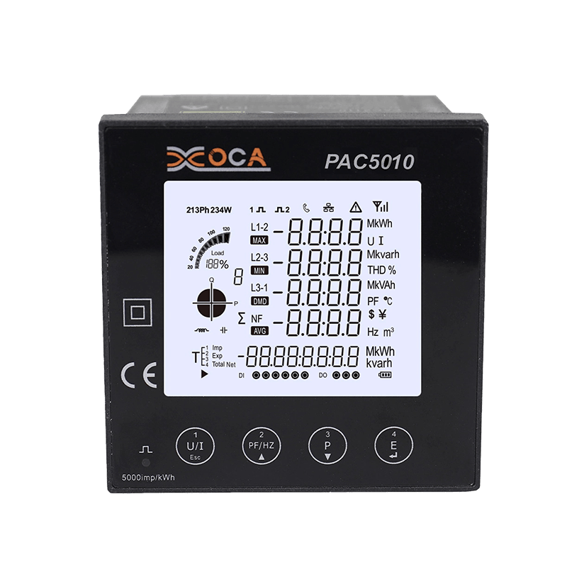 Compteur d'énergie électrique numérique, panneau AC RS485 Modbus PAC5010