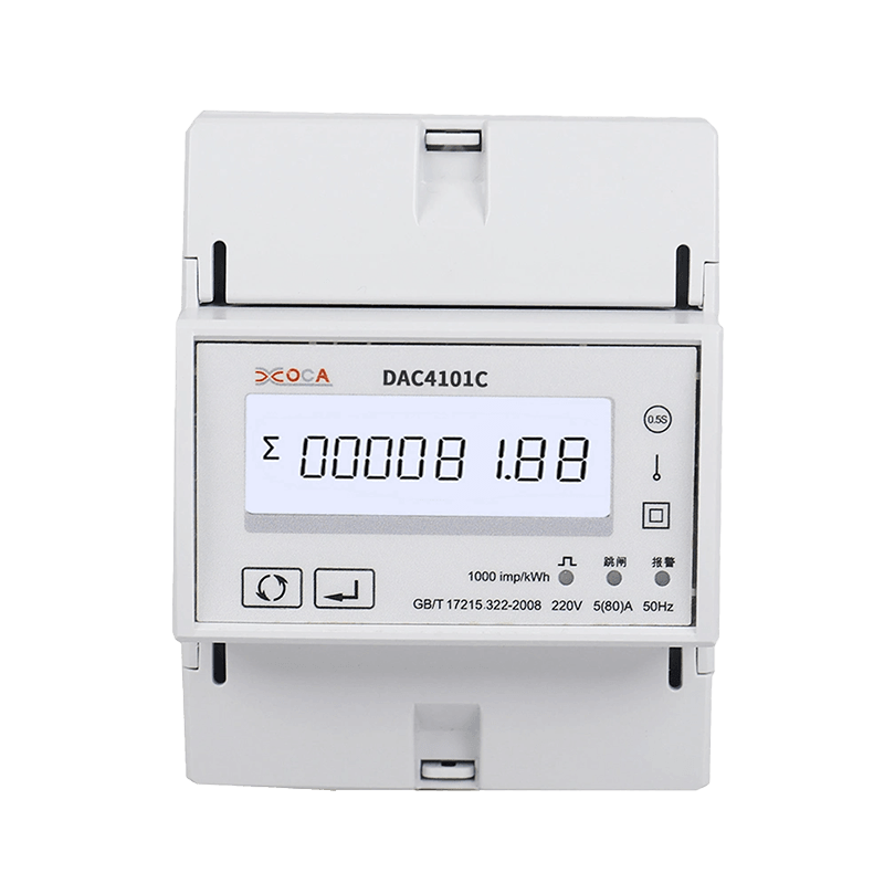 Dac4101c Rail DIN monophasé Lora électrique compteur d'énergie à distance payé d'avance