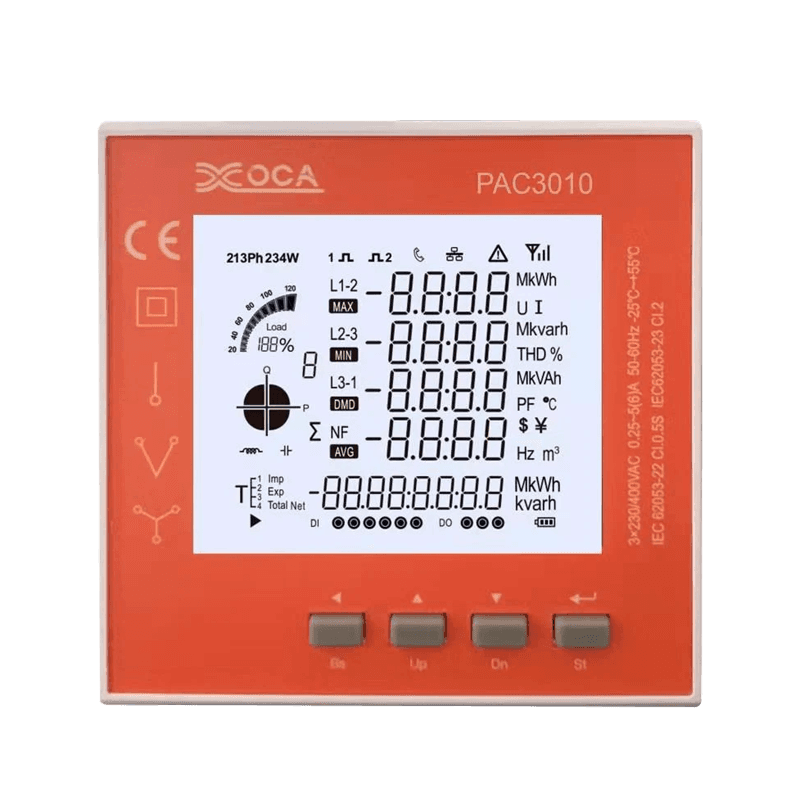 Compteur de puissance de panneau électronique intelligent WiFi