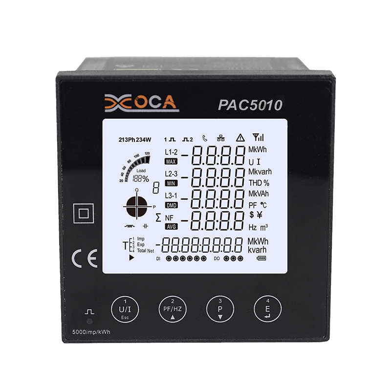 PAC5000 Smart Modbus WiFi Compteur d'énergie pour panneau électrique Compteur d'énergie